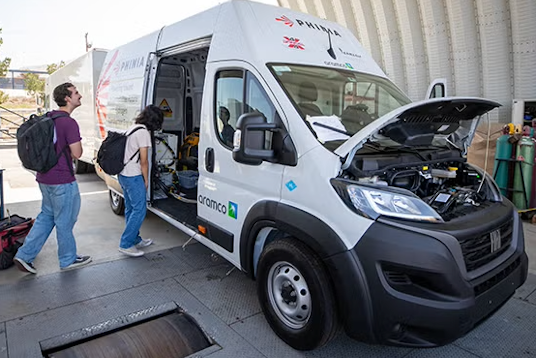 Hydrogen Combustion Engine Van Undergoes Testing at UC Riverside’s CE-CERT