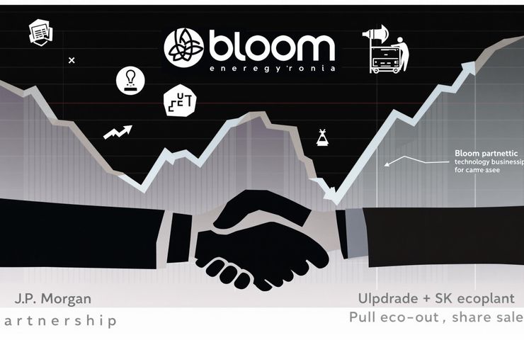 Fuel Cell Frenzy: Bloom Energy Stock Rides J.P. Morgan High, Then Tumbles on SK ecoplant Exit
