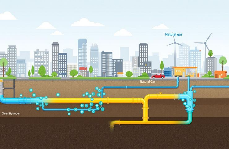 Hydrogen Blending Paves Way for Urban Decarbonization in Existing Gas Networks