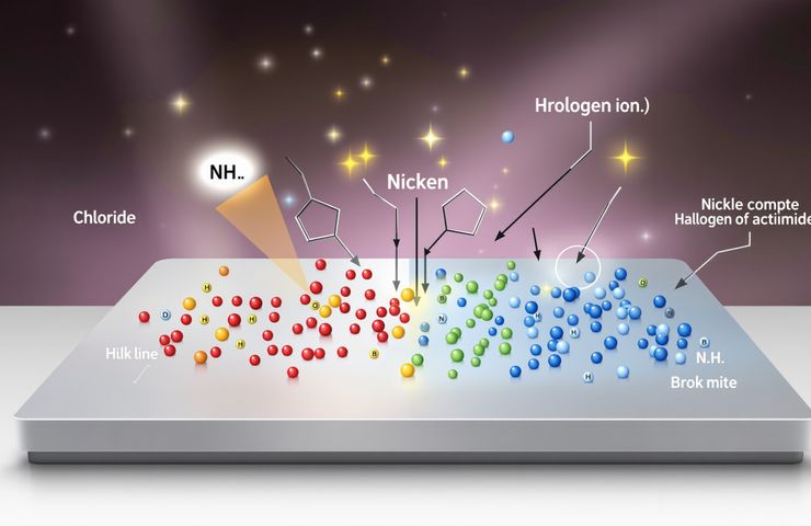 Hydrogen Fuel Cells: How Halogen Adsorption Limits Nickel Catalyst Performance