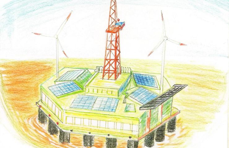 China’s First Offshore Hydrogen–Ammonia–Methanol Platform Yields Green Methanol