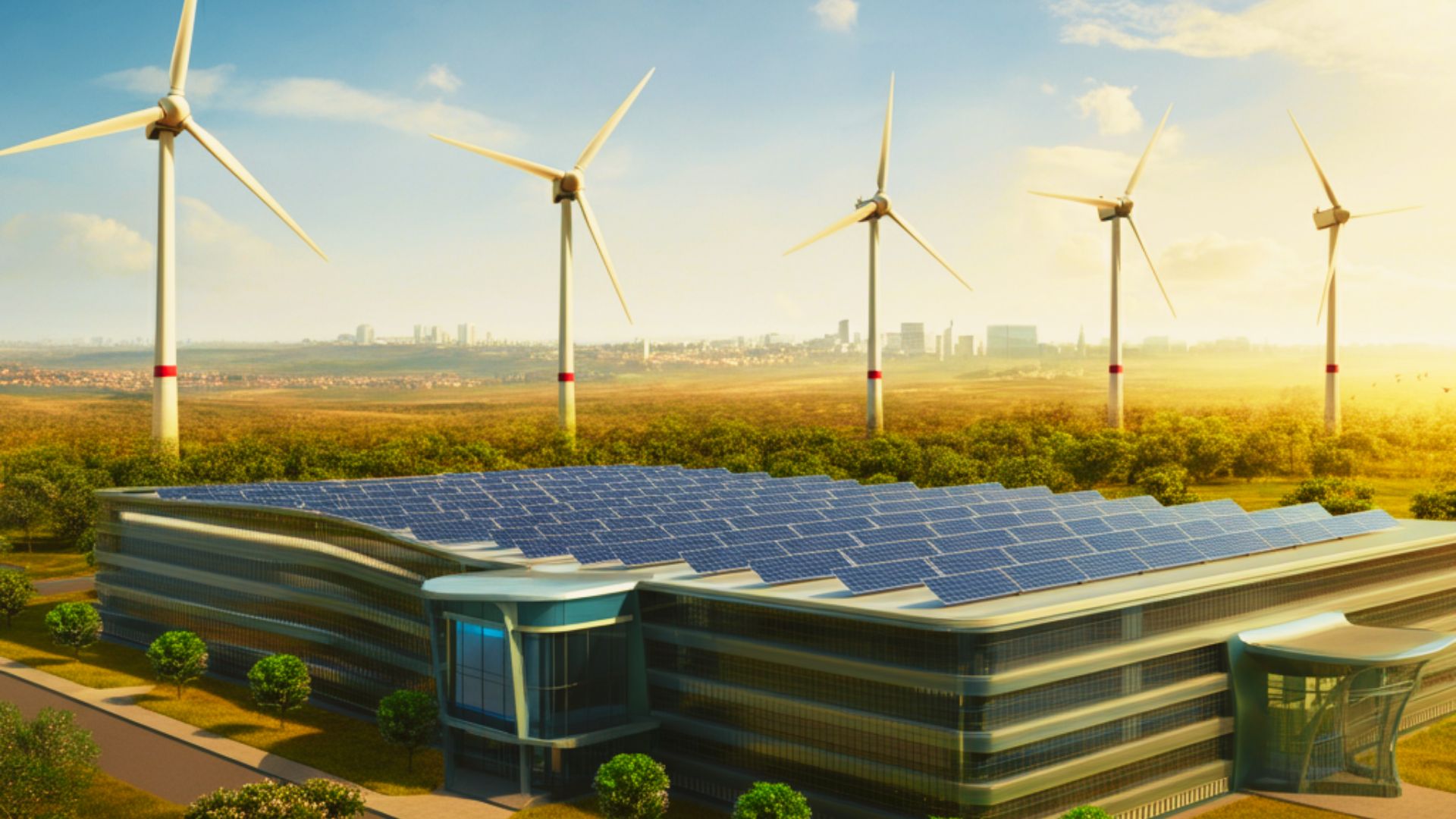 electricity generated by wind and solar