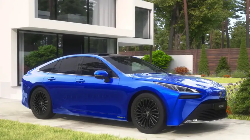 Mirai hydrogen fuel car, Toyota Mirai, Mirai, Toyota hydrogen car, California Mirai