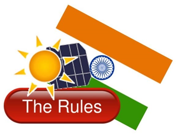 Solar Energy Rules - India Solar Energy Rules - India