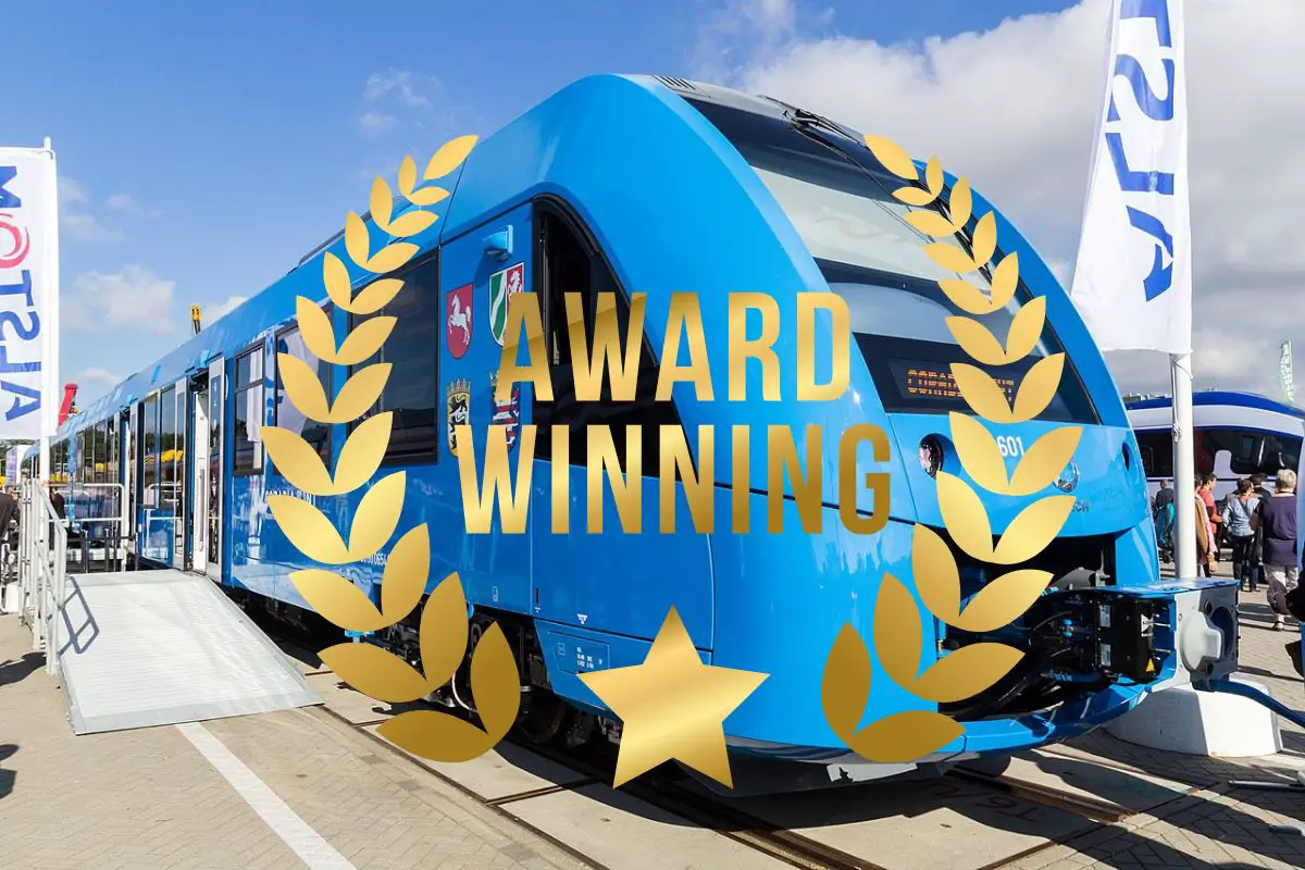 Coradia iLint hydrogen train wins Hydrogen Mobility Award - H2 News