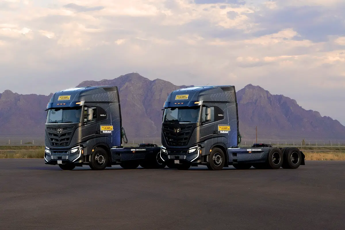 Nikola trucks purchase by J.B. Hunt bolsters J.B.'s sustainability efforts - H2 News