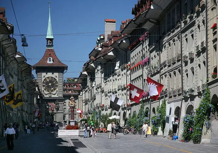 Bern Switzerland - Hydrogen powered street sweeper Bern Switzerland - Hydrogen powered street sweeper