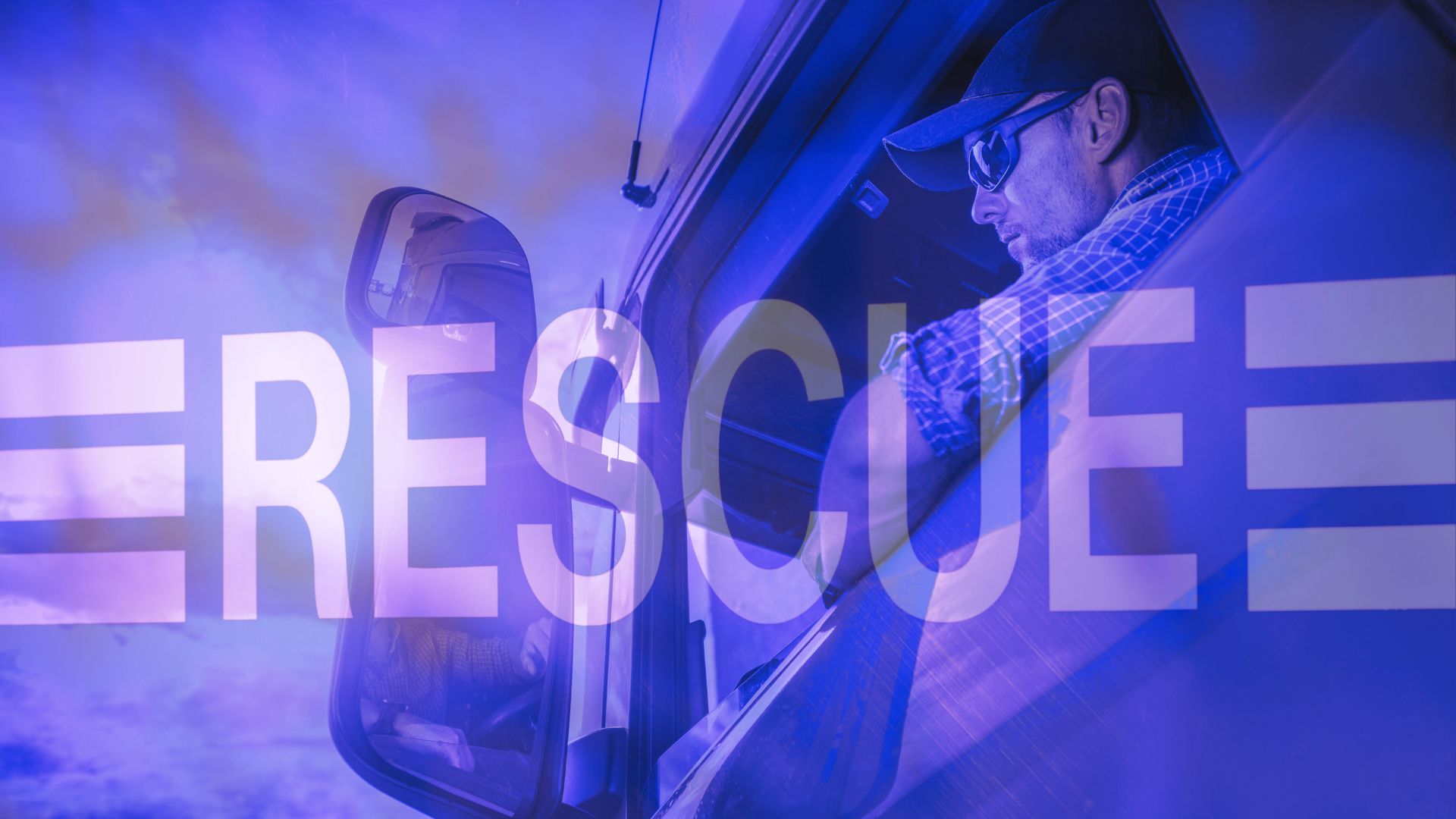 Rescue Truck and driver