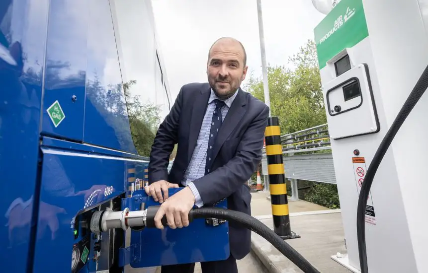 Hydrogen Buses - Richard Holden MP, Minister for Roads and Local Transport