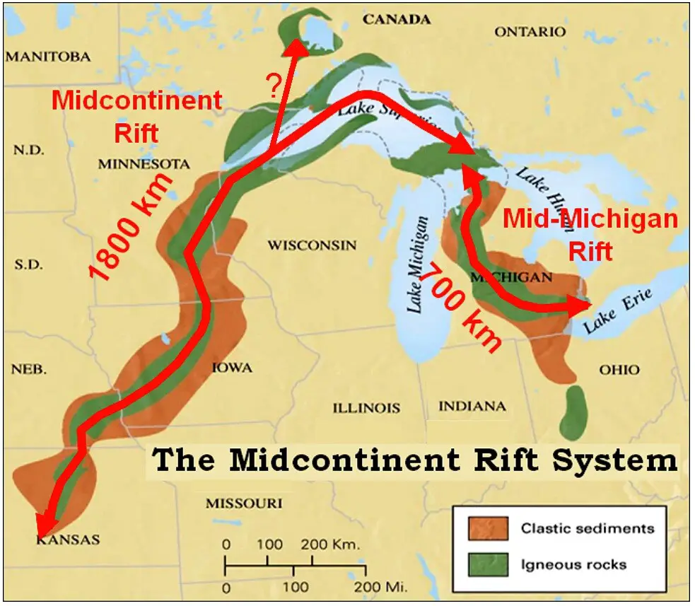 Lake Superior Natural Hydrogen Map