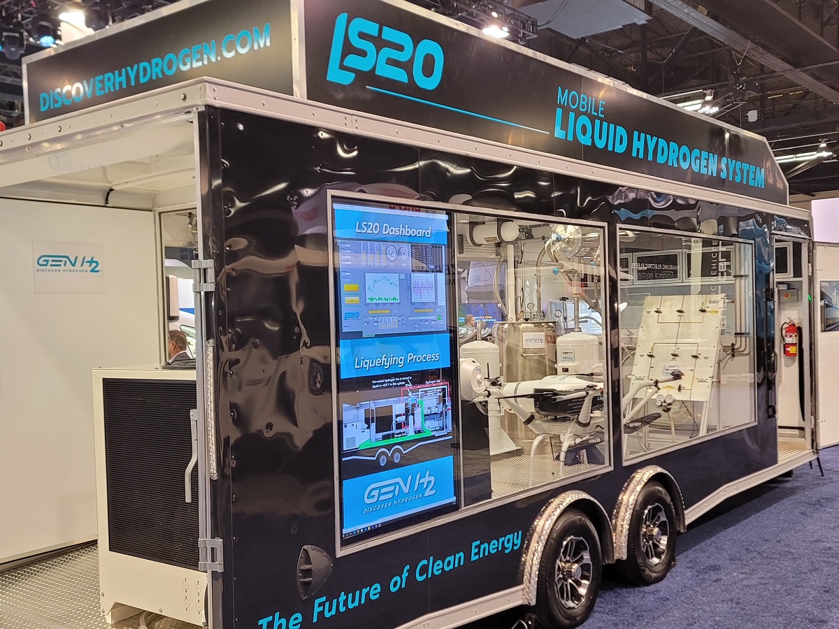 Liquid hydrogen featured by GenH2 at ACT Expo - H2 News