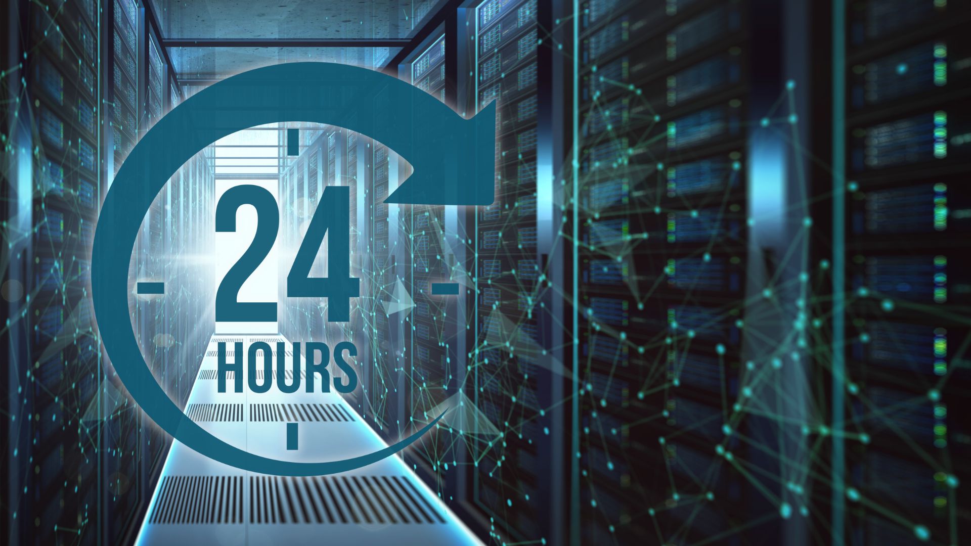 24/7 power demand of a data center