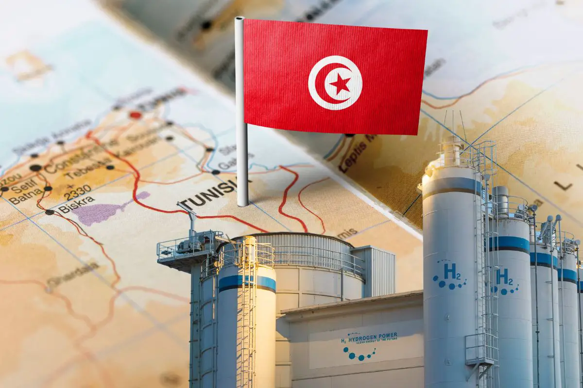 Green Hydrogen - Tunisia Map
