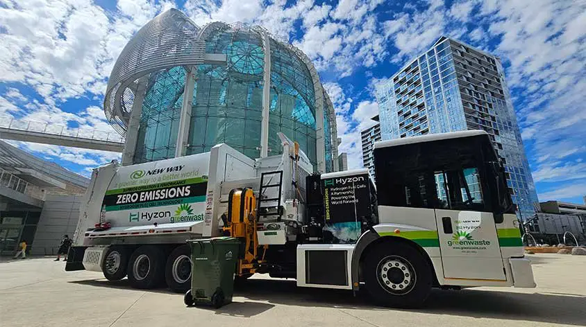 Hyzon Motors Refuse hydrogen Truck