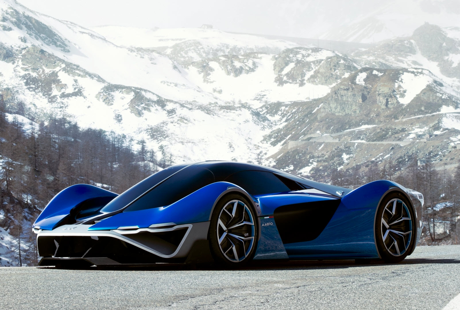 Alpine A4810 hydrogen car