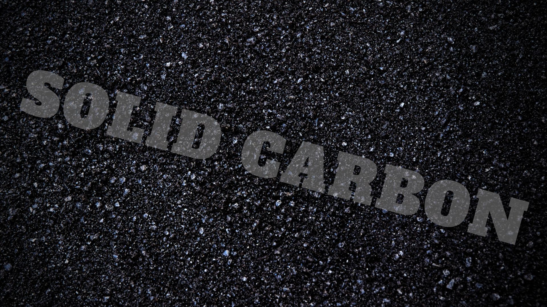 Asphalt from Solid carbon