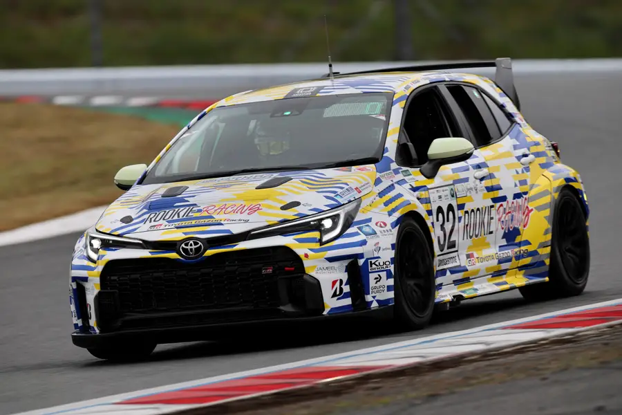 Toyota's Hydrogen-Powered GR Corolla Roars into Fuji