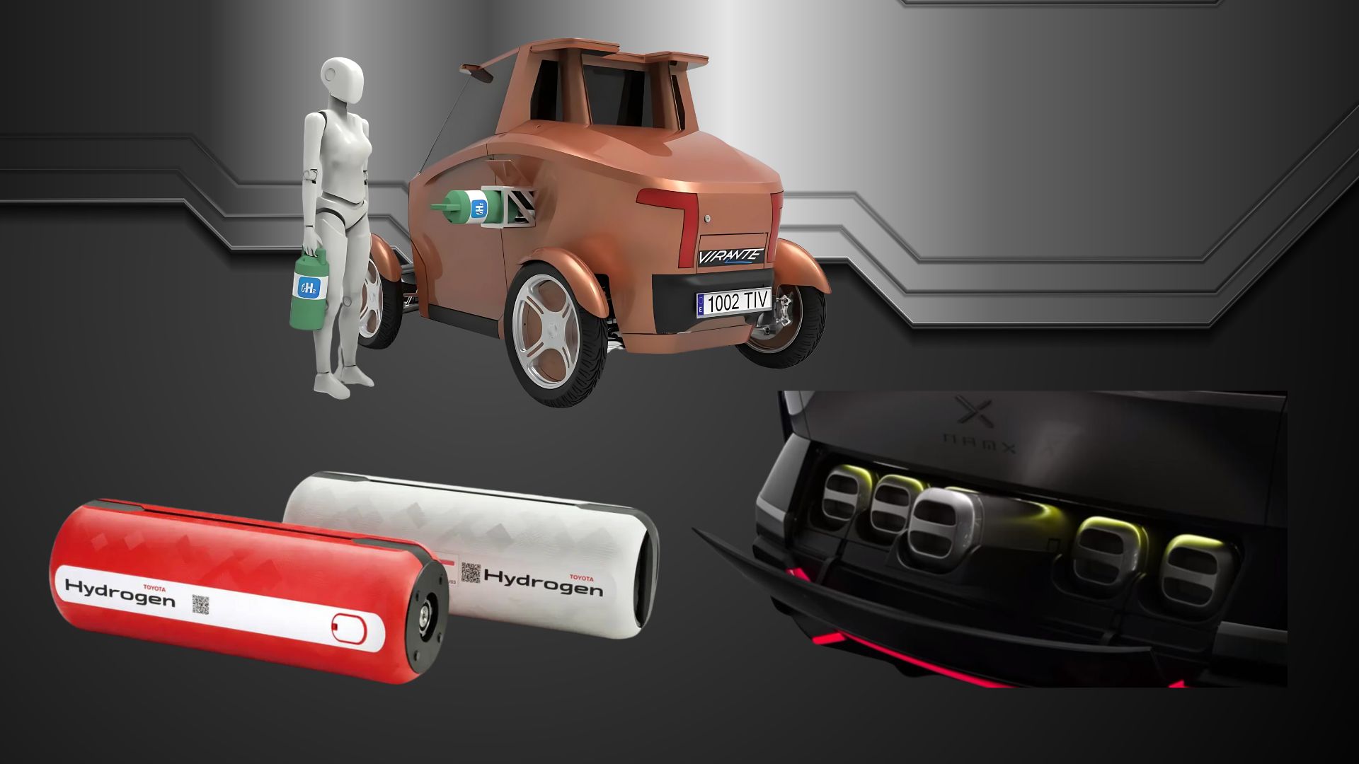 Swappable hydrogen cartridges