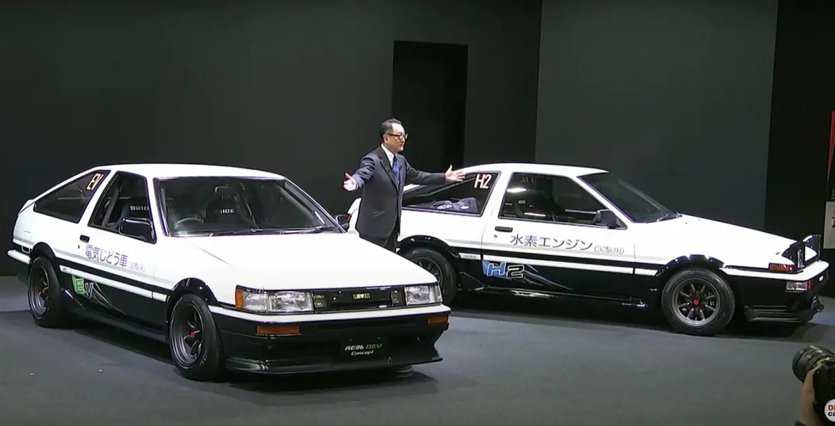 Toyota unveils AE86 hydrogen car concept - H2 News