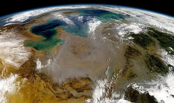 Alternative Energy - pollution over eastern China viewed from space Alternative Energy - pollution over eastern China viewed from space